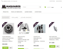 Tablet Screenshot of maquiaros.com